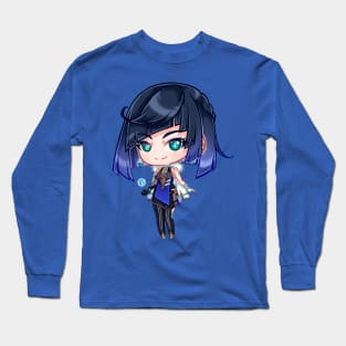 Yelan chibi Long Sleeve T-Shirt